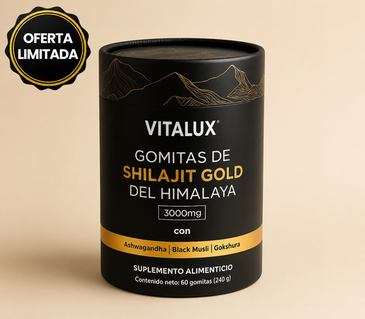 Vitalux Gold Gomitas de Shilajit puro del Himalaya