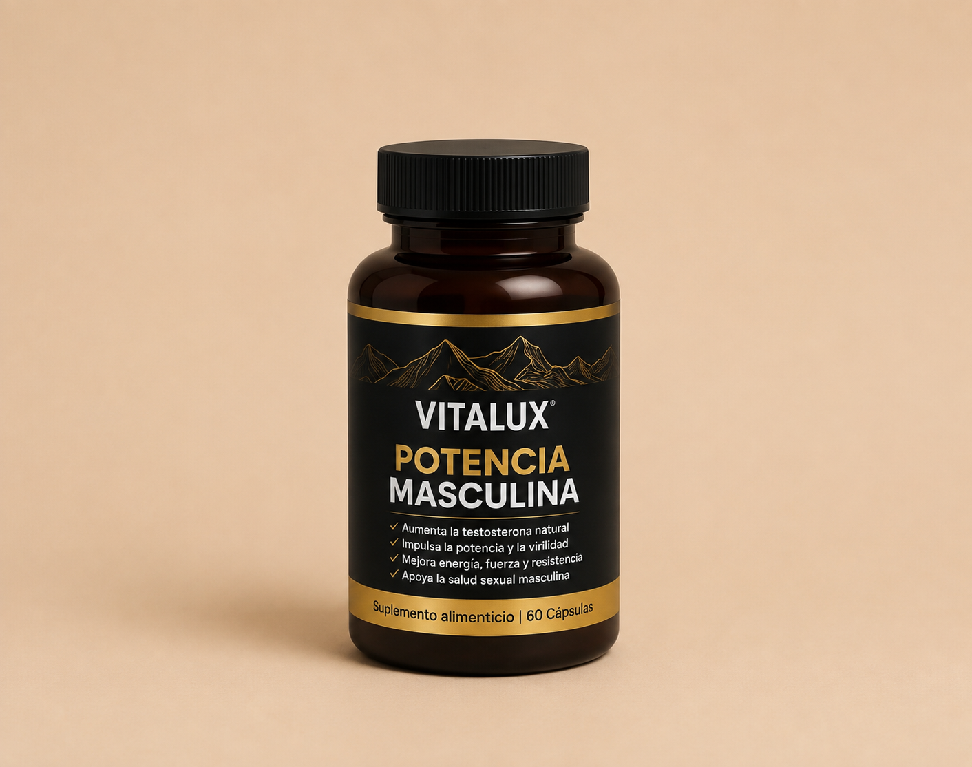 Vitalux Gold™ | Cápsulas de Shilajit Puro del Himalaya