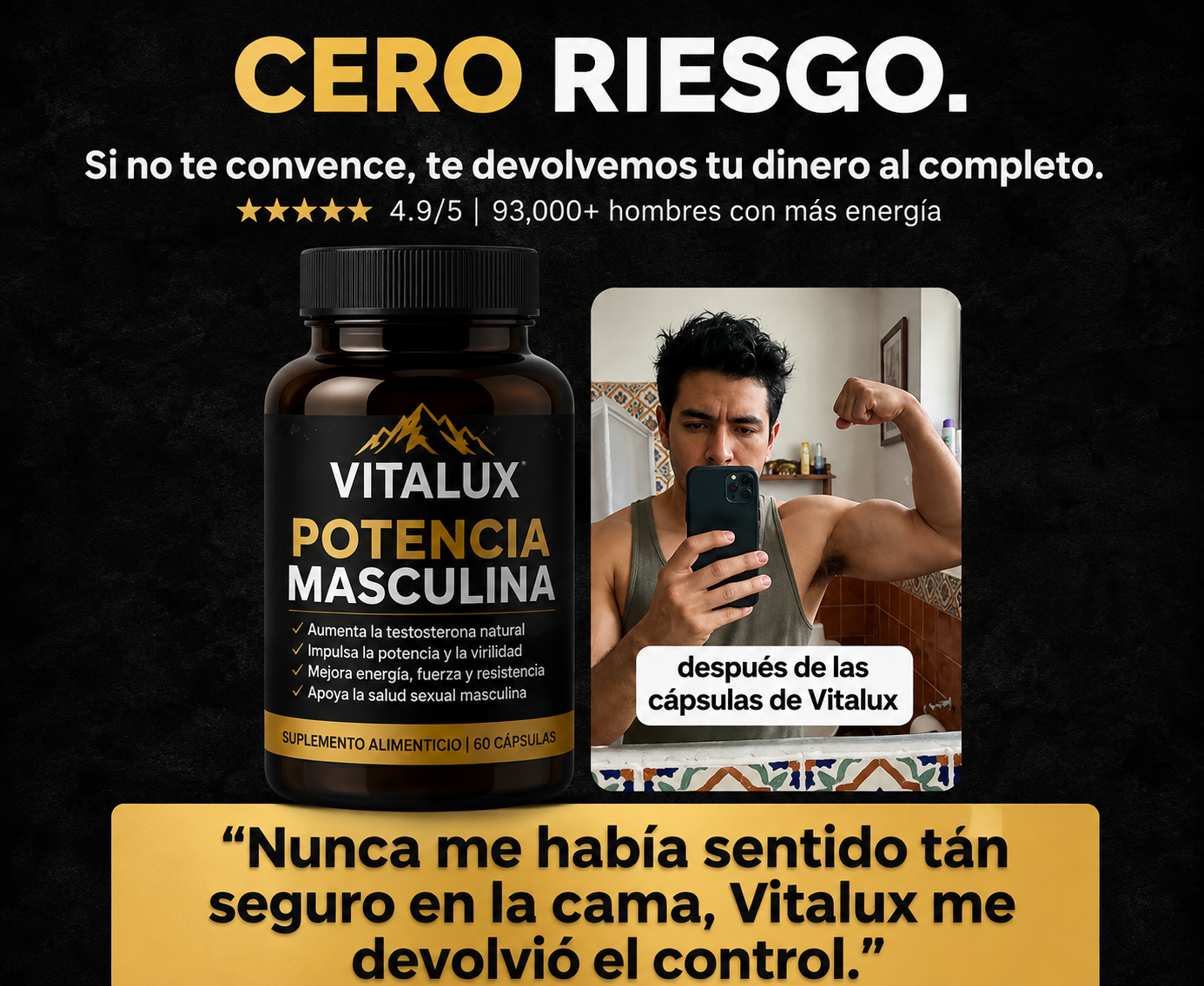 Vitalux Gold™ | Cápsulas de Shilajit Puro del Himalaya